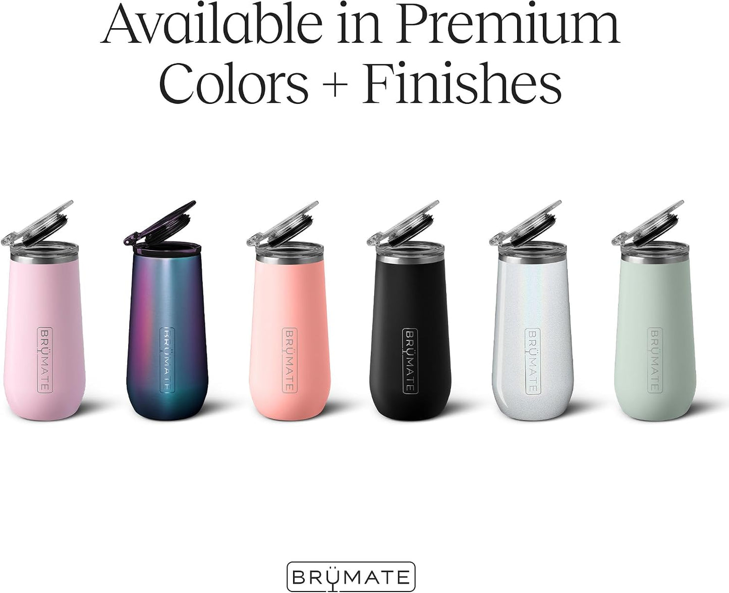 Copas champán acero inox aislado 12oz con tapa
