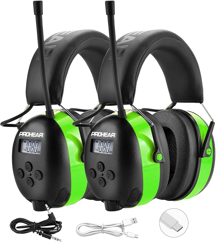 Auriculares Bluetooth 5.4 con radio AM FM y reducción de