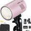 Luz estroboscópica portátil 100Ws batería 2600mAh estudio