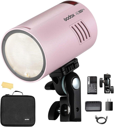 Luz estroboscópica portátil 100Ws batería 2600mAh estudio