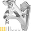 Soporte asta bandera acero inox 304 2 posiciones patio