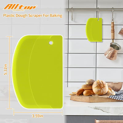 Rascador banco duro cortador masa ergonómico plástico cocina