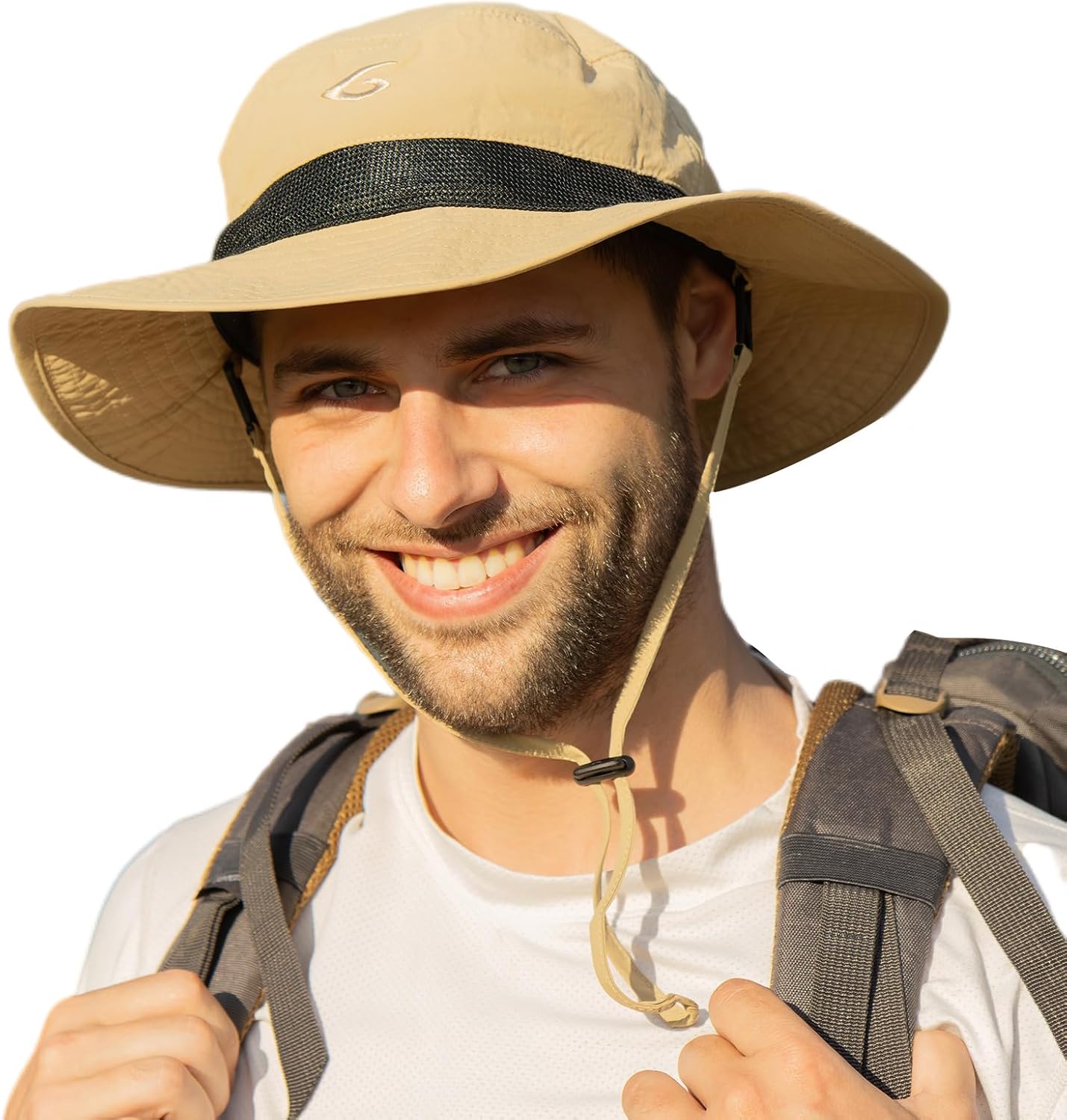 Sombrero sol XL XXL impermeable ala ancha ajustable