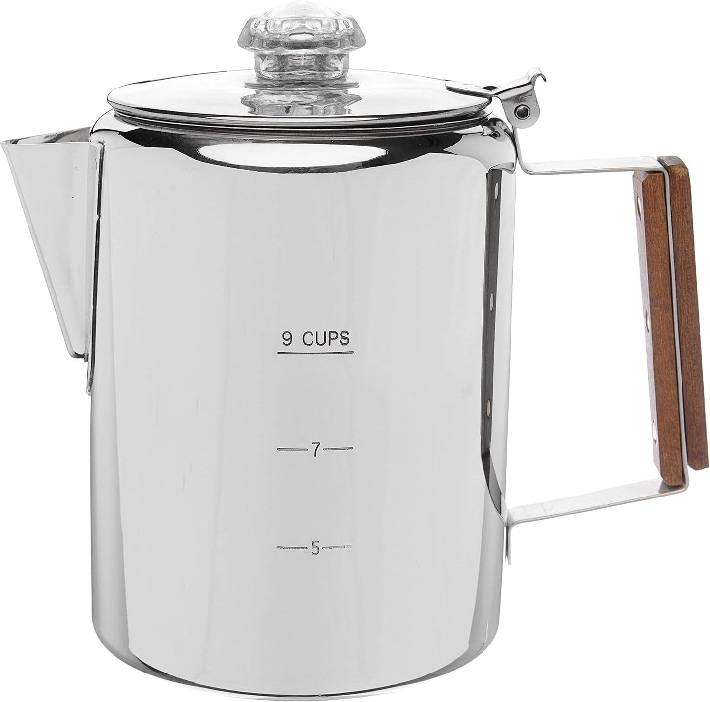 Cafetera Percolador 100 Filtros Tapas Vidrio Repuesto