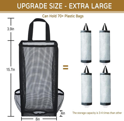 Soporte malla transpirable para bolsas de comestibles
