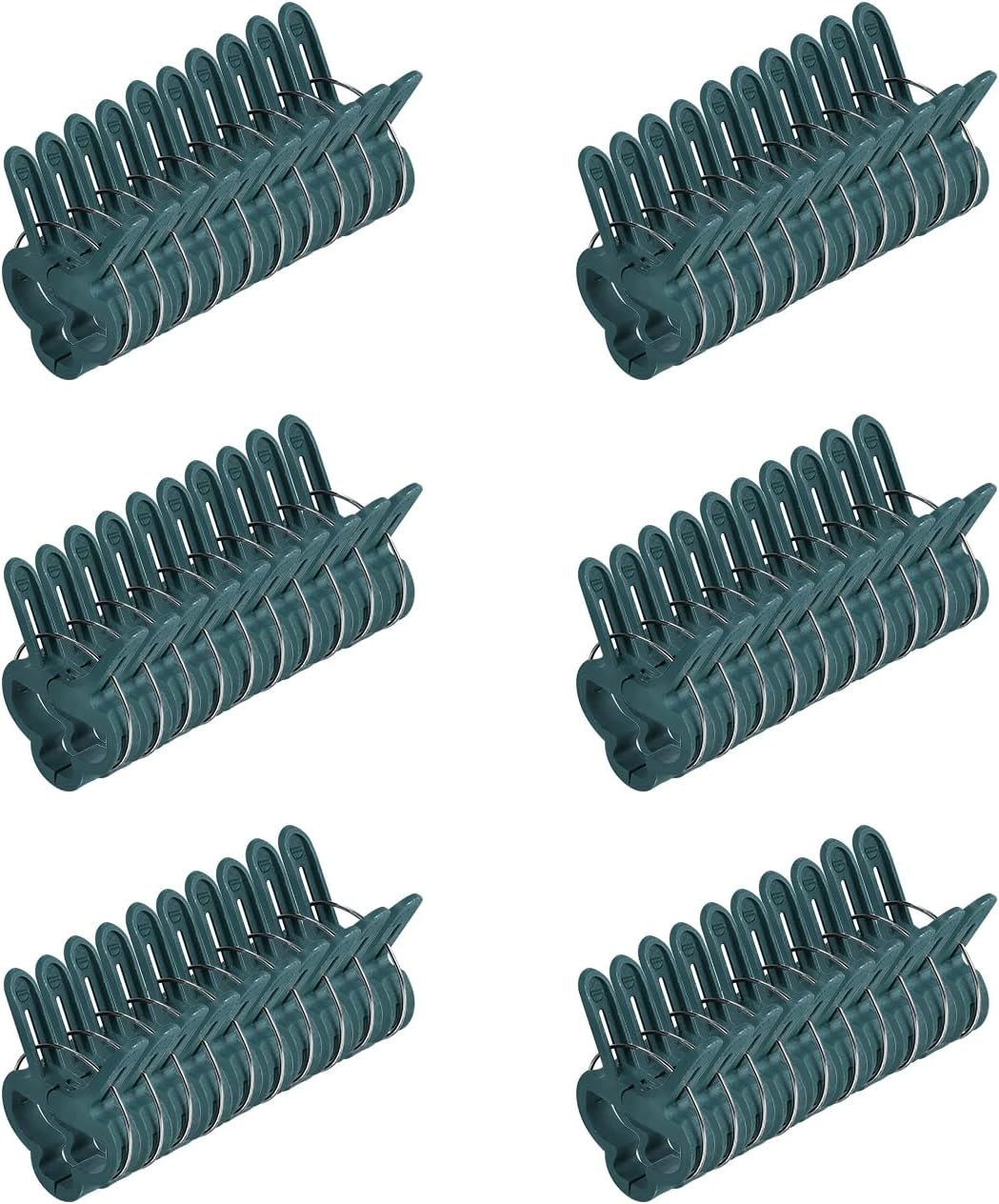 Abrazadera para plantas trepadoras clip hortícola verde