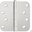 12 Bisagras Níquel Satinado 4" Radio 5/8" Puerta