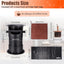 Caja café expreso 4L para posos barista con cepillo