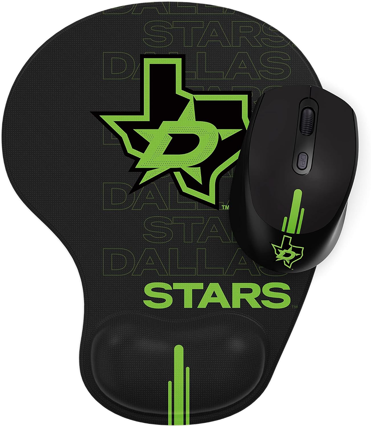 Alfombrilla mouse y mouse inalámbrico NHL Dallas Stars