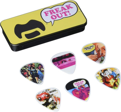 Púas Frank Zappa Pick Dunlop ZAPPT01M amarillo mediano 6 pzas