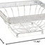 Cesta cuadrada encimera para frutas y verduras cromo