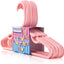 Perchas infantiles para guardería 20uds rosa