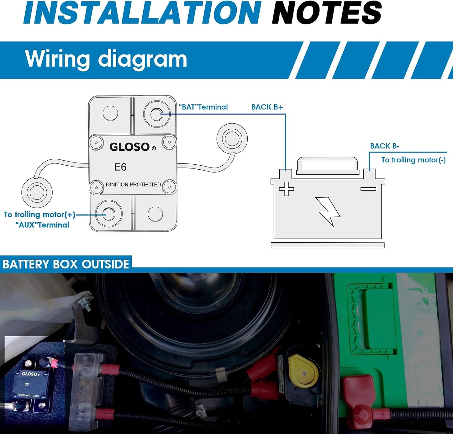 Interruptor circuito 60A E67 T1 auto reinicio IP66