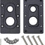 Soporte paso cortafuegos Holley Terminator X aluminio negro