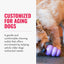 Juguete duradero para perros mayores con goma suave rellenable