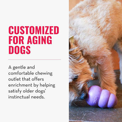 Juguete duradero para perros mayores con goma suave rellenable