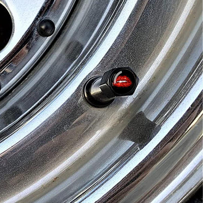 Tapones aluminio para válvulas neumáticos 4 pzas