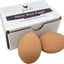 Huevos cerámica marrón set 2
