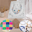4 Pzas Placas Collar Cuerda con Cuentas Bandeja Medición