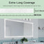 Cinta espejo seda blanca autoadhesiva impermeable para baño