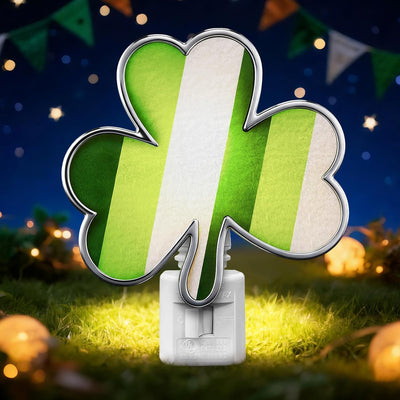 Luz Nocturna San Patricio con LED C7 Enchufe Giratorio