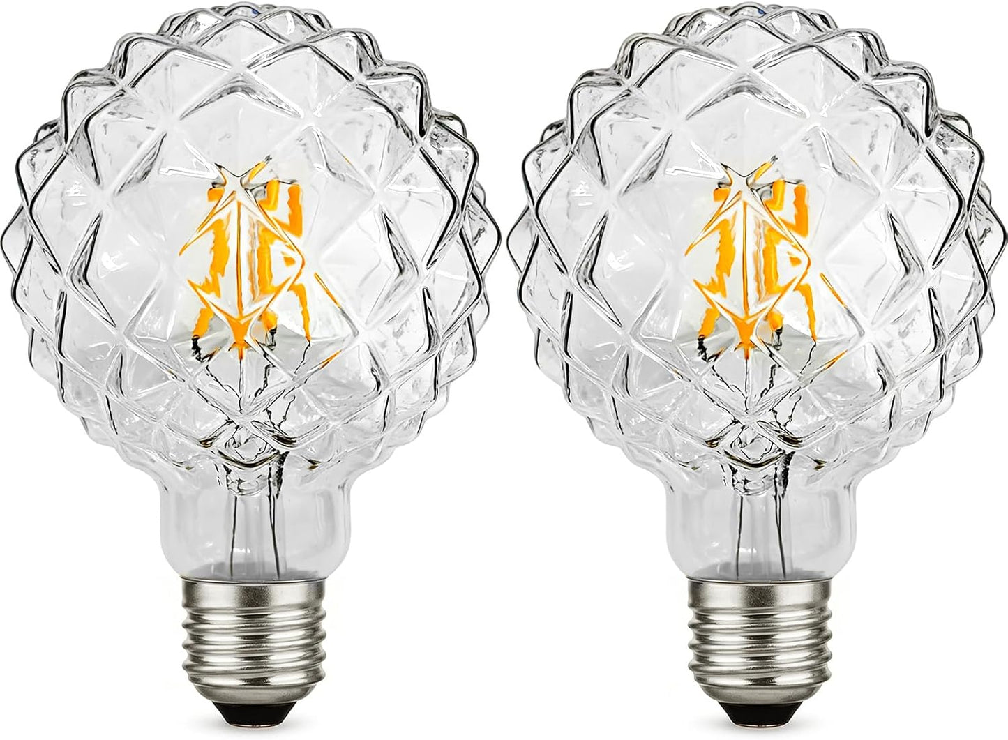 Bombilla Led G95 Regulable 4W 2700K Vidrio Vintage