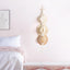 Perchero sombreros macramé para pared soporte boho