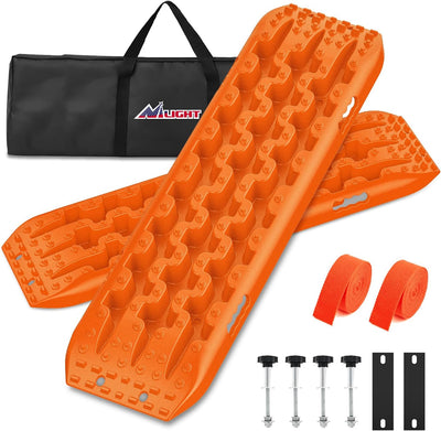Tablas tracción 4X4 con kit 2 pzas bolsa cremallera naranja