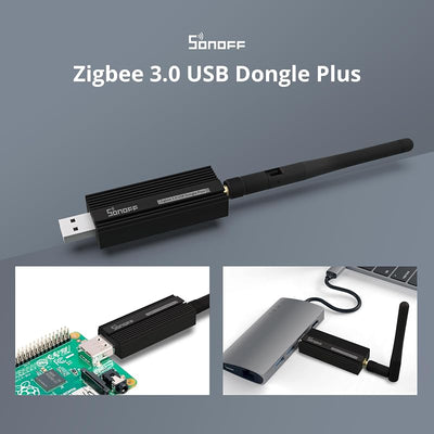 Dongle Zigbee 3.0 USB con antena para asistente del hogar