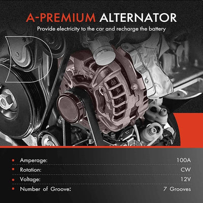 Alternador comp Toyota FJ Cruiser V6 100A 12V 7 ranuras