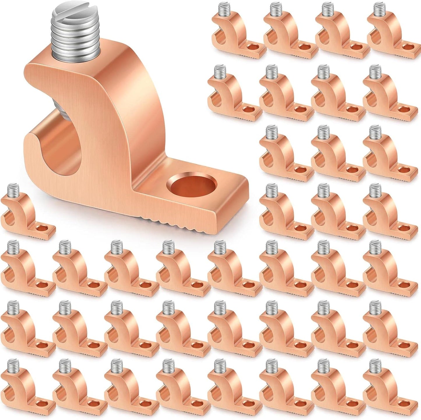 40 Conectores de Cobre para Piscinas AWG