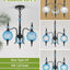 Lámparas colgantes vintage 3 luces cocina dormitorio sala