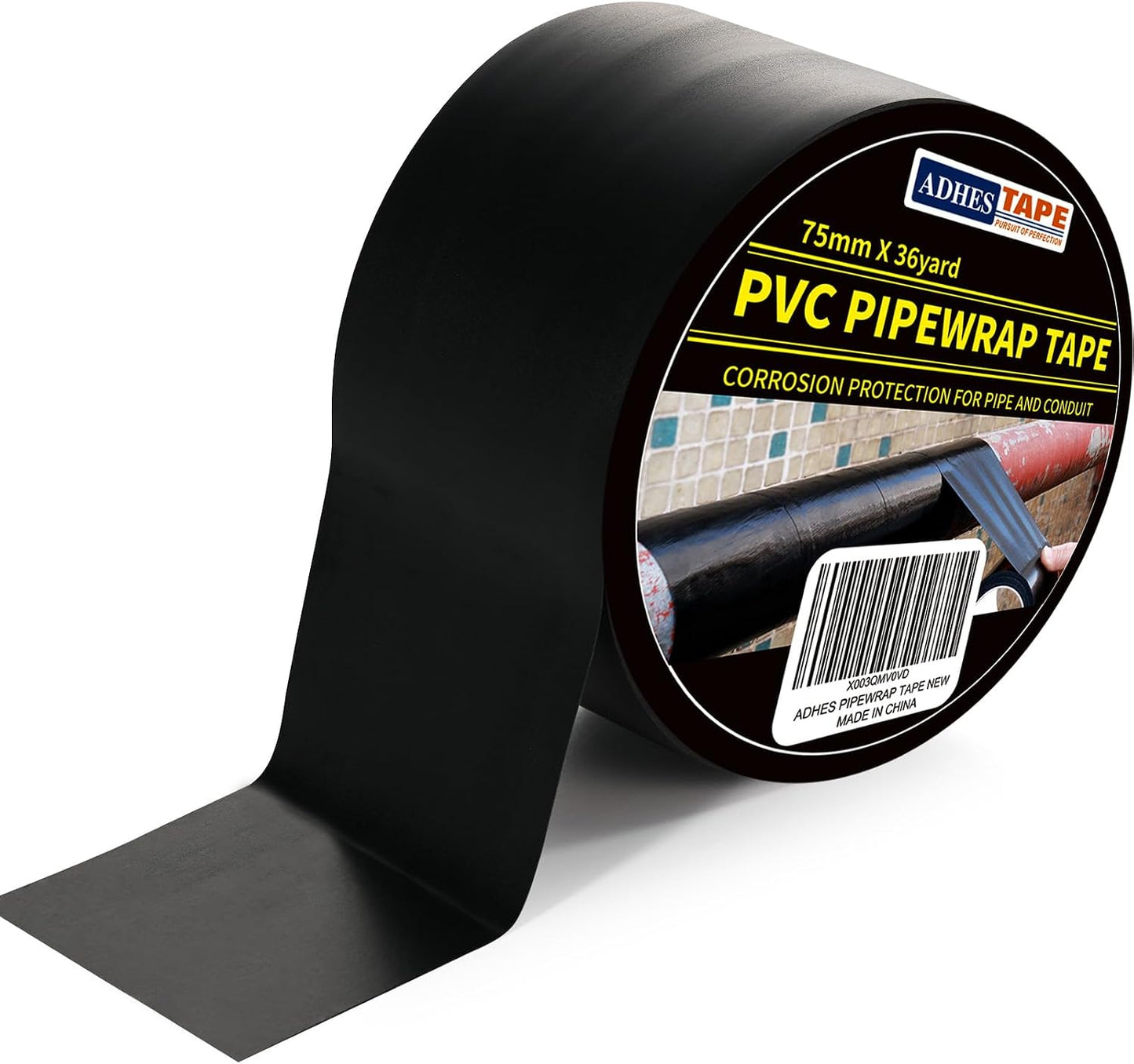 Cinta PVC anti corrosión para tuberías exterior