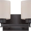 Luminaria Vanidad 2 Luces A19 100w CUL Bronce Envejecido