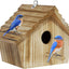 Casa pájaros colgante madera exterior para cardenales