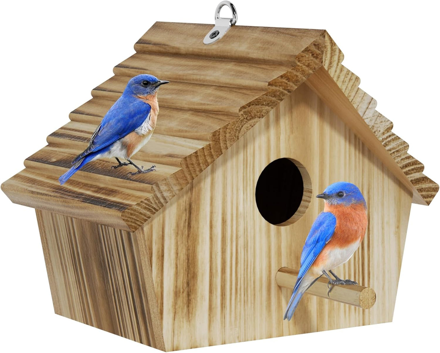 Casa pájaros colgante madera exterior para cardenales