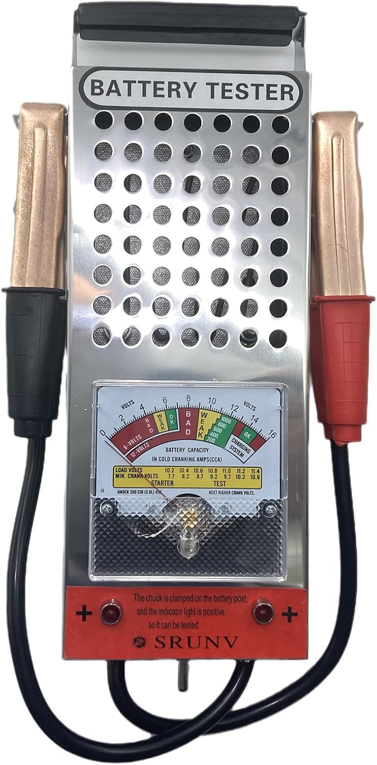 Probador carga batería automotriz 6/12 V