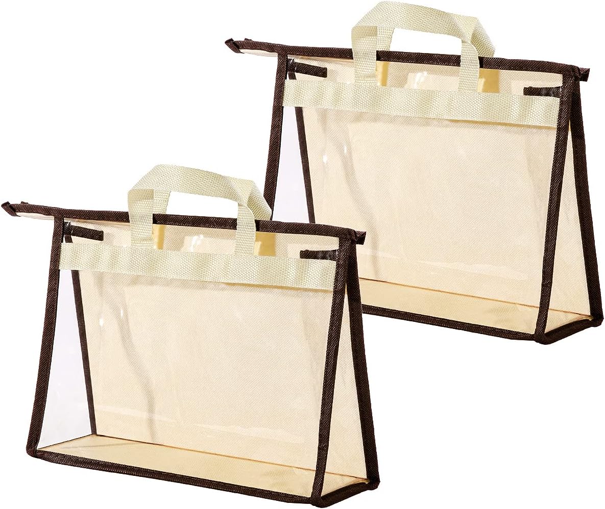 Bolsas colgantes transparentes con cremallera S 2 Uds
