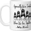Taza Cerámica Blanca Frase Divertida Apparently We're Trouble