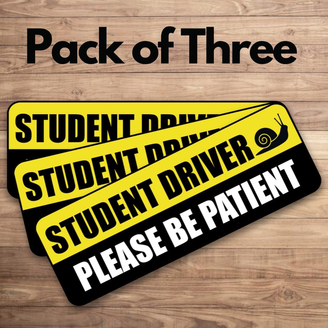 Adhesivo señal seguridad 'Please Be Patient' pack 3