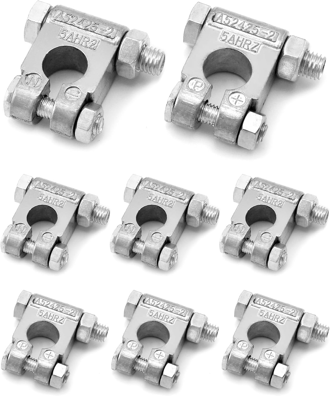 Conectores batería poste superior 4 pares para embarcaciones