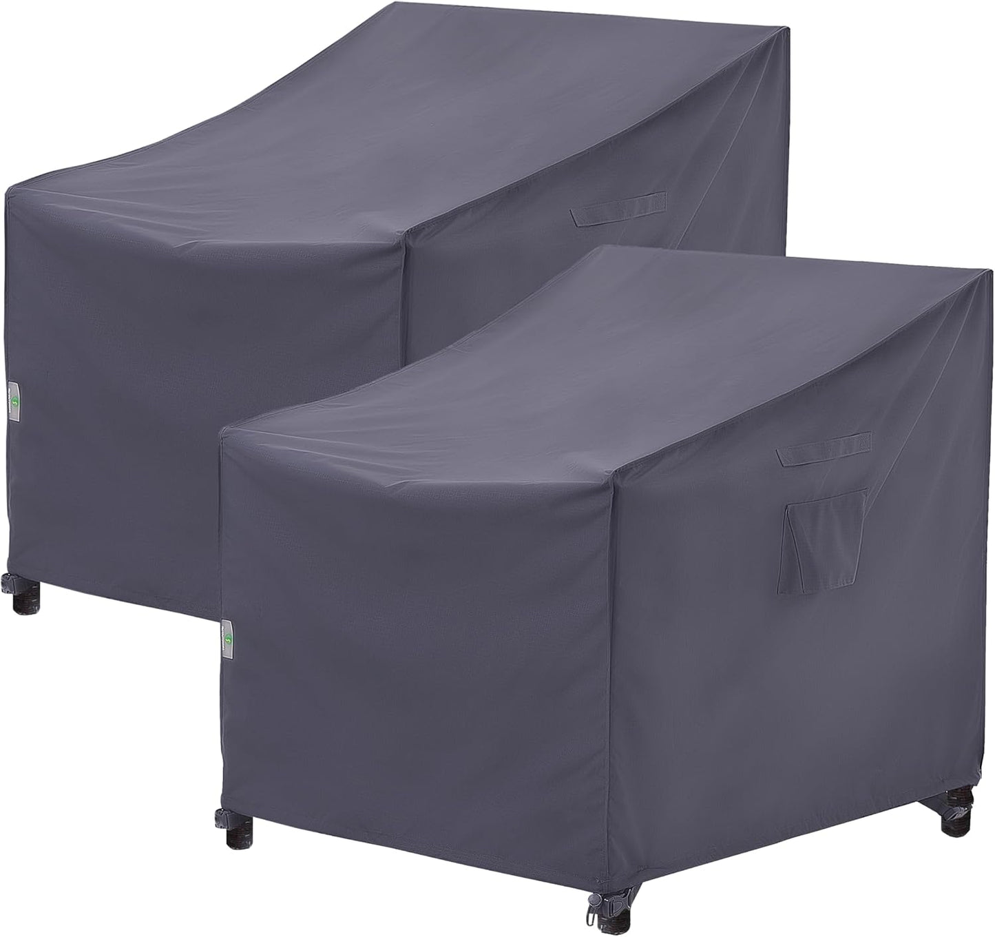 Fundas sillas patio impermeables resistentes UV gris