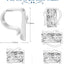 36 Clips Iglesia con Gancho Plástico Resistente Decoración