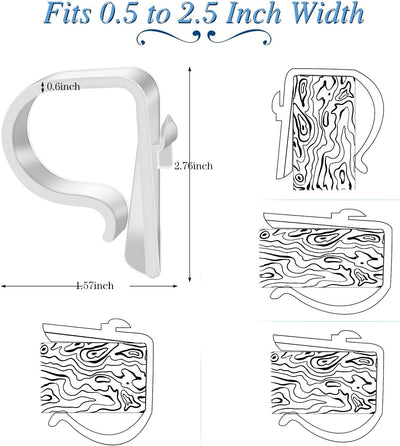 24 Clips Plástico Resistente para Decoración Boda