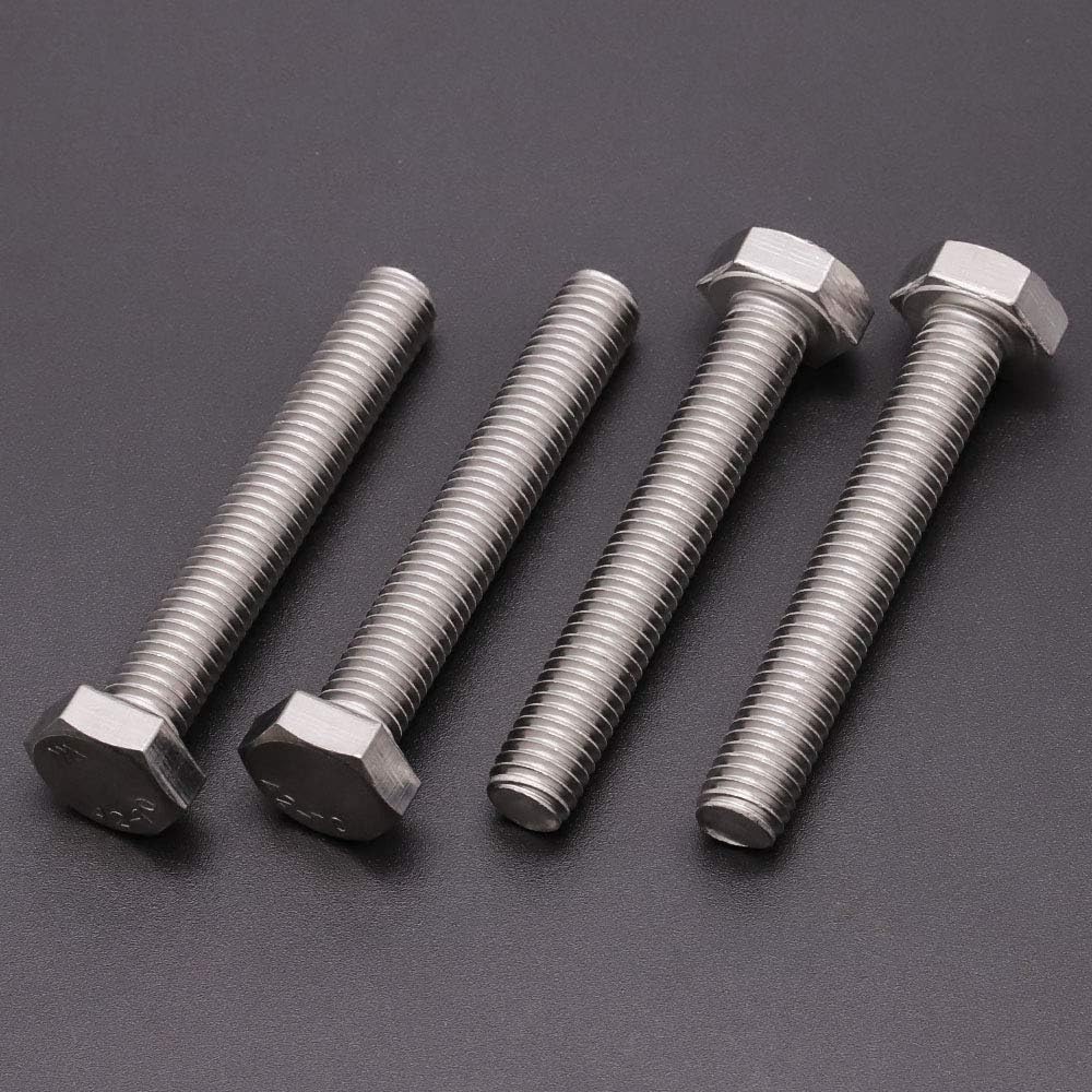 20 Pzas Perno Hex 1/4-20 Acero Inox 304