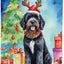Bandera de jardín Navidad perro agua portugués decorativa