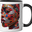 Taza Cerámica para Mujer Negro/Blanco