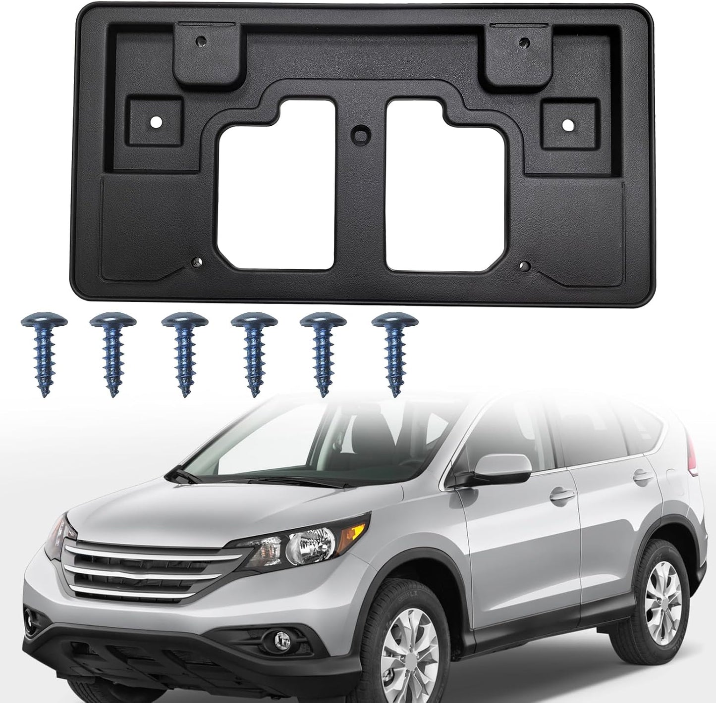 Soporte portaplacas frontal comp Honda CR-V negro