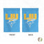 Bandera jardín LIU Long Island 19x12pulg diseño A