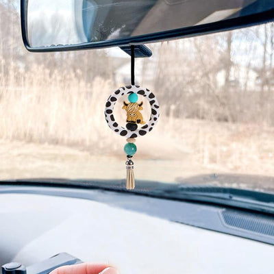 Adorno vaca espejo retrovisor coche regalo mujer